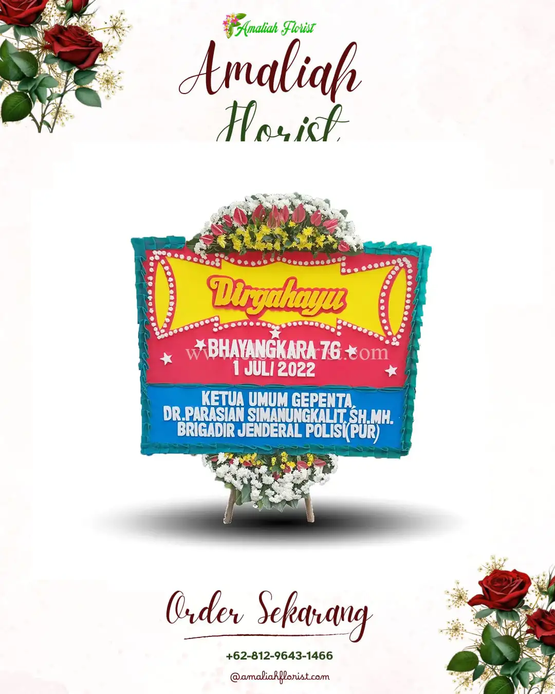 Papan Bunga HUT Ulang Tahun Muara